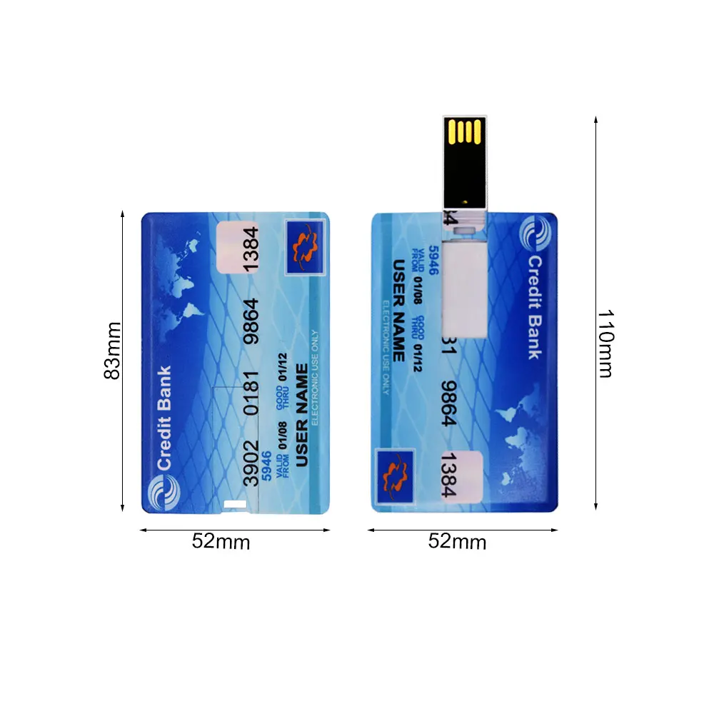 

50pcs 1GB Card USB Flash Drive 2.0 Free Logo