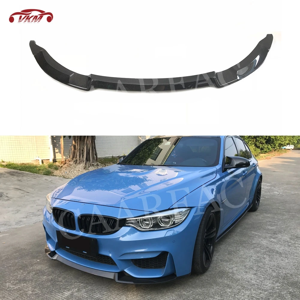 Для M3 M4 углеродного волокна передний спойлер для BMW 3 серии F80 4 F82 F83 2014 2018 FRP ГОЛОВА
