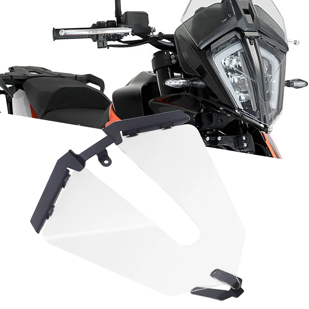 Compatible FOR 790 Adventure/R/S Motorcycle Headlight Head Light Guard Protector Cover Protection Acrylic Grill | Автомобили и