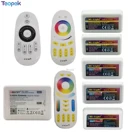 Беспроводной Радиоуправляемый контроллер Mi светильник, дистанционное управление 2,4G, управление через приложение через Wi-Fi для одноцветных светодиодных лент, RGBW, RGB, двойной белый