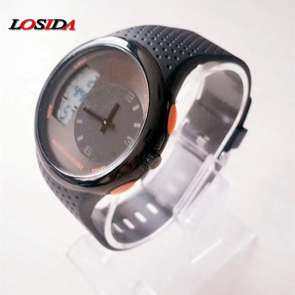 Losida, люксовый бренд, топ, мужские часы, кварцевые, аналоговый, цифровой, светодиодный, спортивные часы для мужчин, армейские, военные, наручные часы, Relogio Masculino