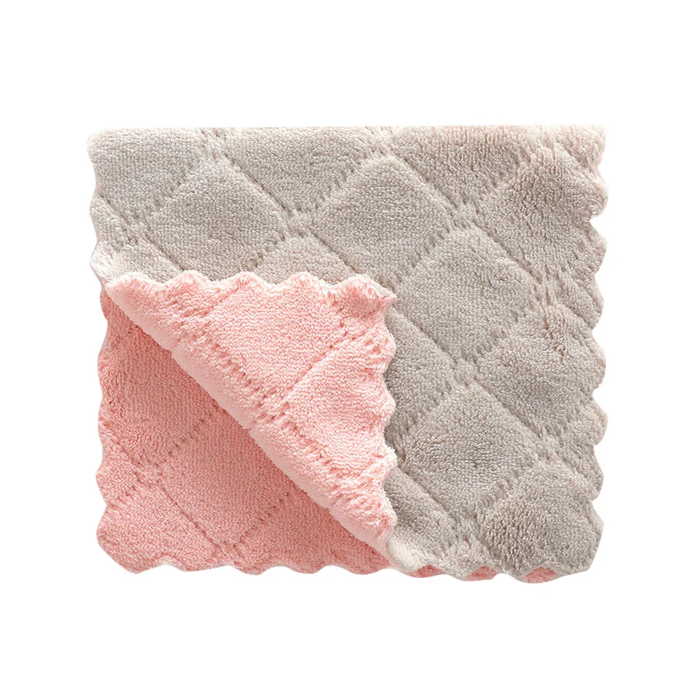 Супер Впитывающая ткань из микрофибры для кухонной посуды кухонное полотенце