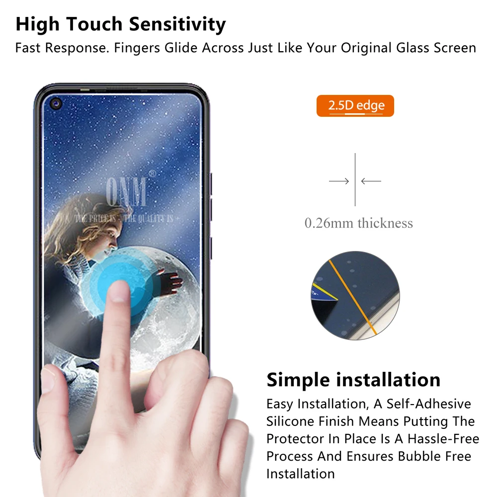 10Pcs Tempered Glass For TECNO Camon 15 Screen Protector 2.5D 9H Pro Protective Film | Мобильные телефоны и аксессуары