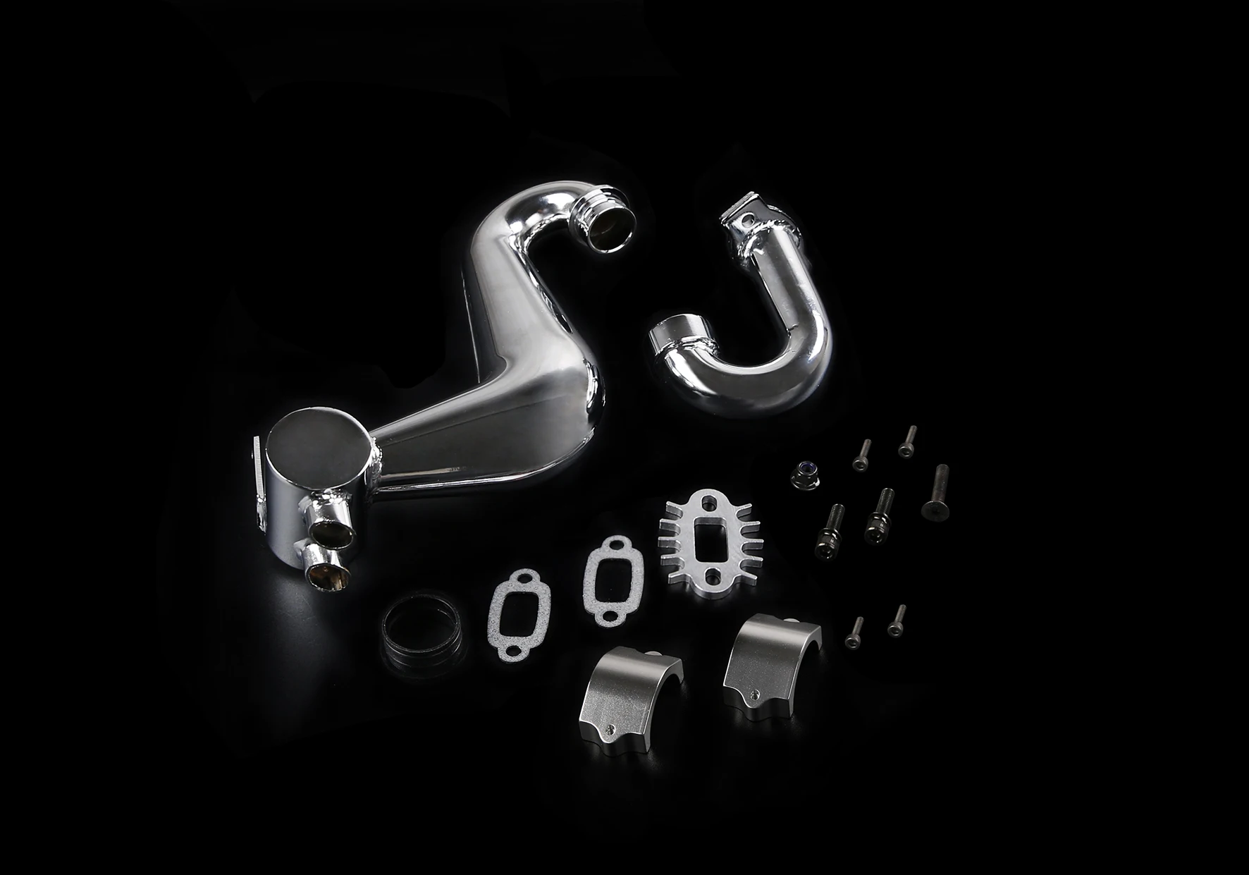 Новое поступление! Выхлопная труба SS для бесшумных труб/Настраиваемая модели 1/5th