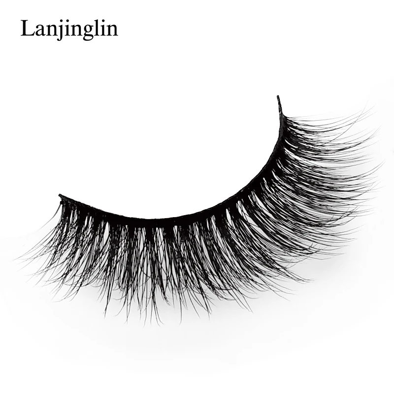 LANJINGLIN, 5 пар, ресницы 3d, норковые ресницы, макияж, натуральные длинные накладные ресницы, объемные ресницы