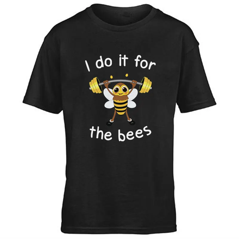 

I Do It For The Bees t shirt New Fashion Summer Sunlight Short Sleeve Male Funny Design Tshirt Trend Casual Cotton Men's T-shirt