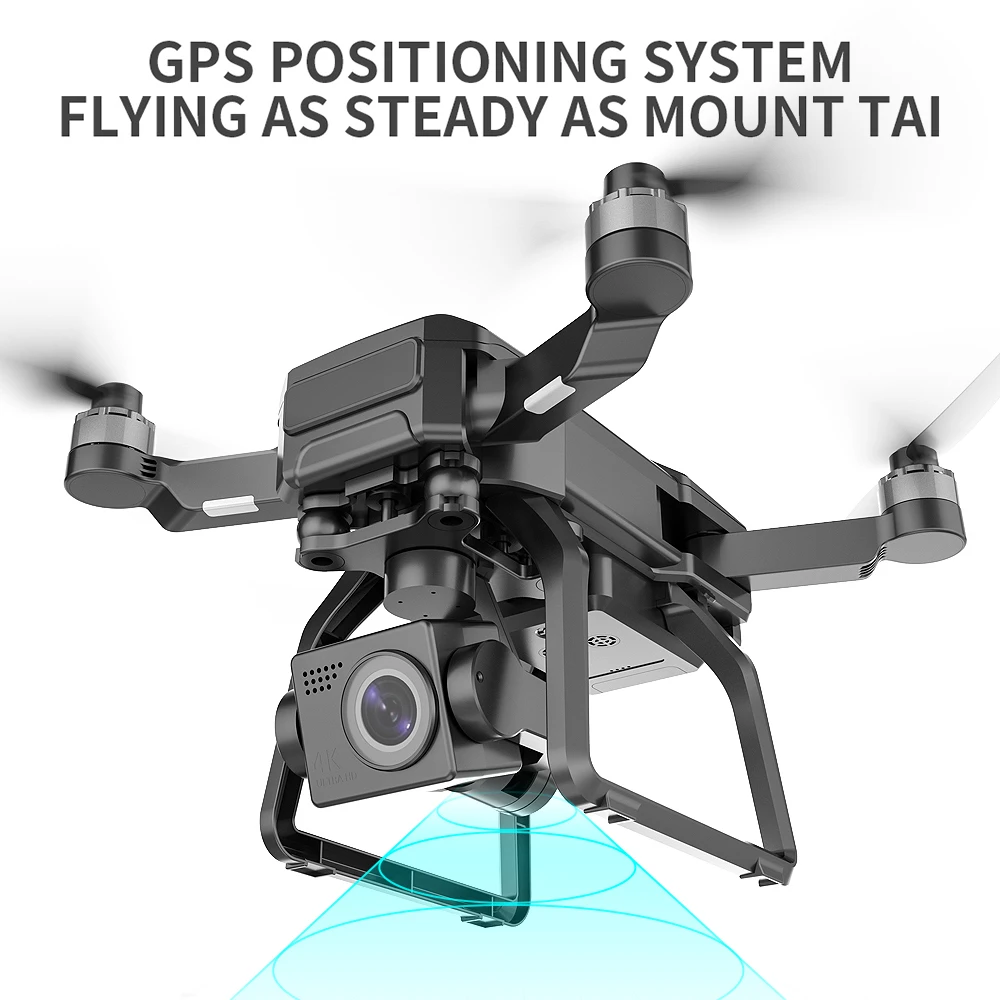SJRC F7 4K PRO GPS Дрон HD камера 3-осевой карданный бесщеточный Радиоуправляемый