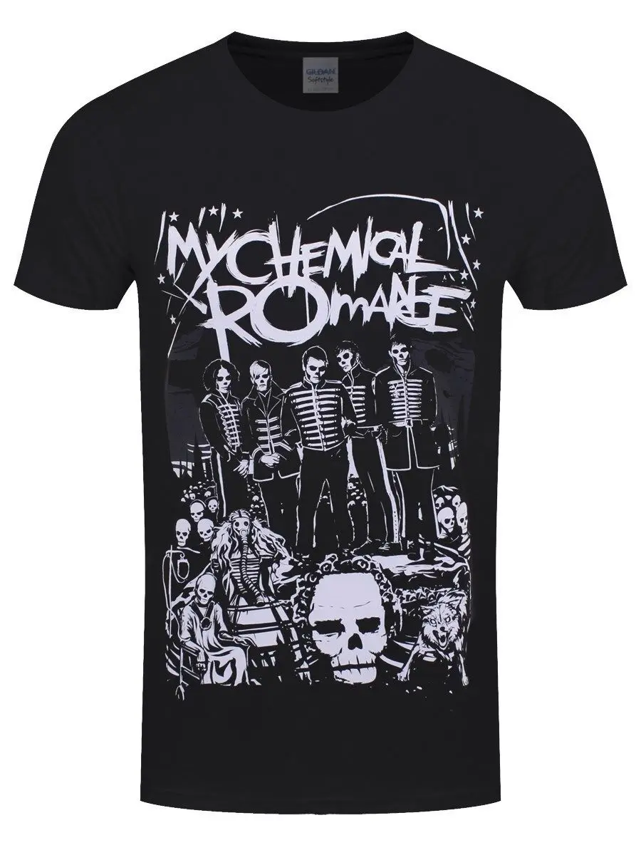 Черная Мужская футболка My Chemical Romance Dead Parade|Мужские футболки| |