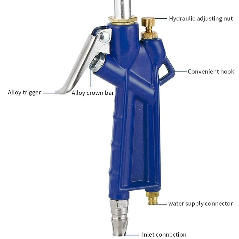 Водяной пистолет высокого давления Гидроабразивная струя со шлангом 400 мм