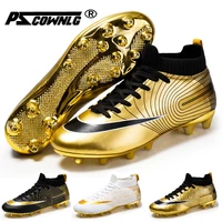 new style men football boots training professional soccer cleats hight ankle kids sport shoes drop shipping sneakers