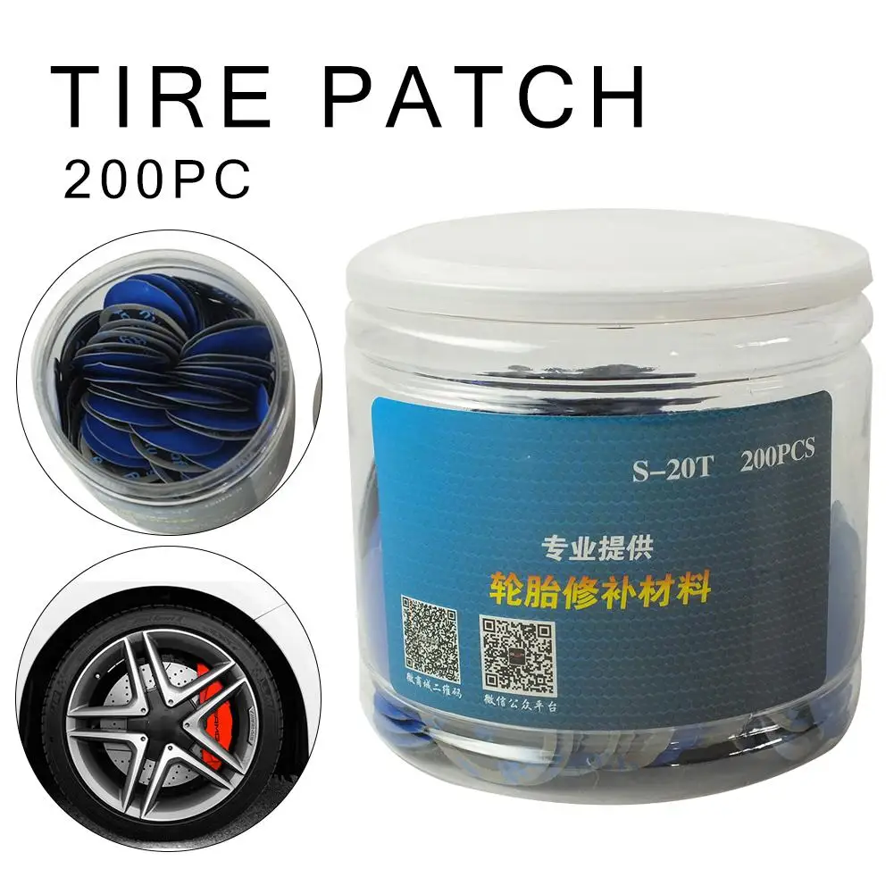 200PCS/Set New Tire Patch Puncture Repair Kits Tire Inner Tube Rubber Patches For Motor Bicycle Bike