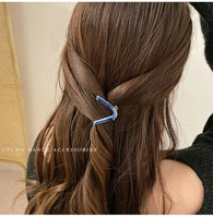 woman fashion acrylic mini v style hair claws trendy hairpins hairgrips hair accessories headwear hairclip ornaments