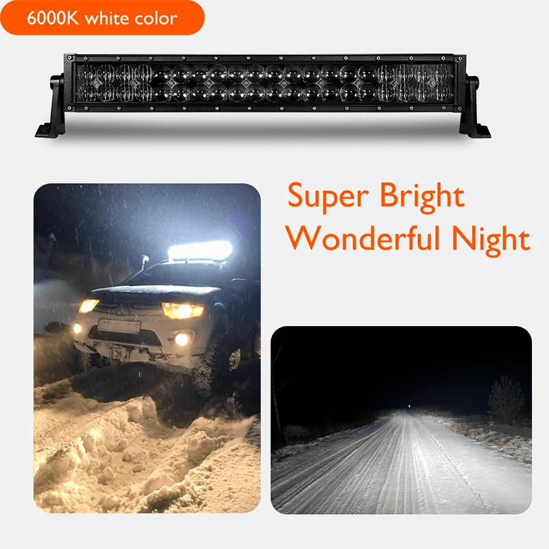 22 32 42 дюймов черный 5D объектив 200w 300w 400w изогнутый СВЕТОДИОДНЫЙ рабочий светильник