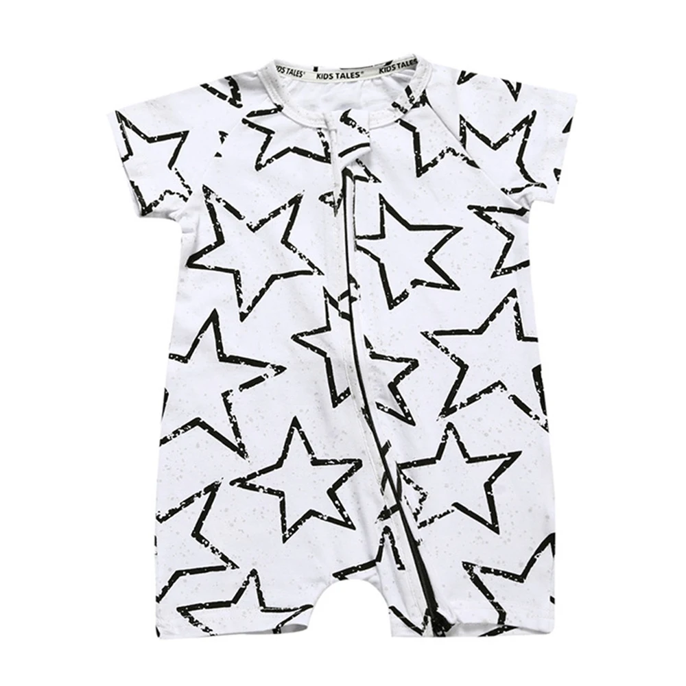 Комбинезон детский летний хлопковый с коротким рукавом |