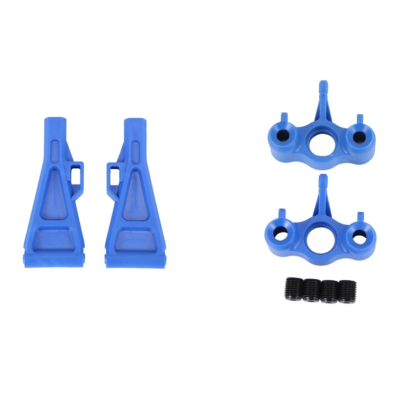 

2Pcs Lower Suspension Arm EC1001 For JLB Racing CHEETAH 31101 J3 SPEED 1/10 & 2Pcs Steer Block Steering Cup EC1003