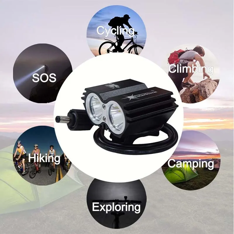 Водонепроницаемый велосипеда светильник для горного руль головной MTB велосипед