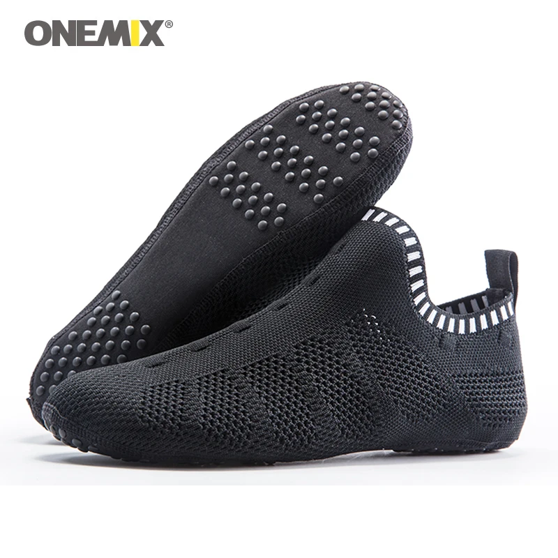 ONEMIX Men Aqua Sock Shoes Women Quick Dry Sneakers Indoor Yoga Surf Sport Shoes Walking Slip-on Inner Slippers Outdoor wading