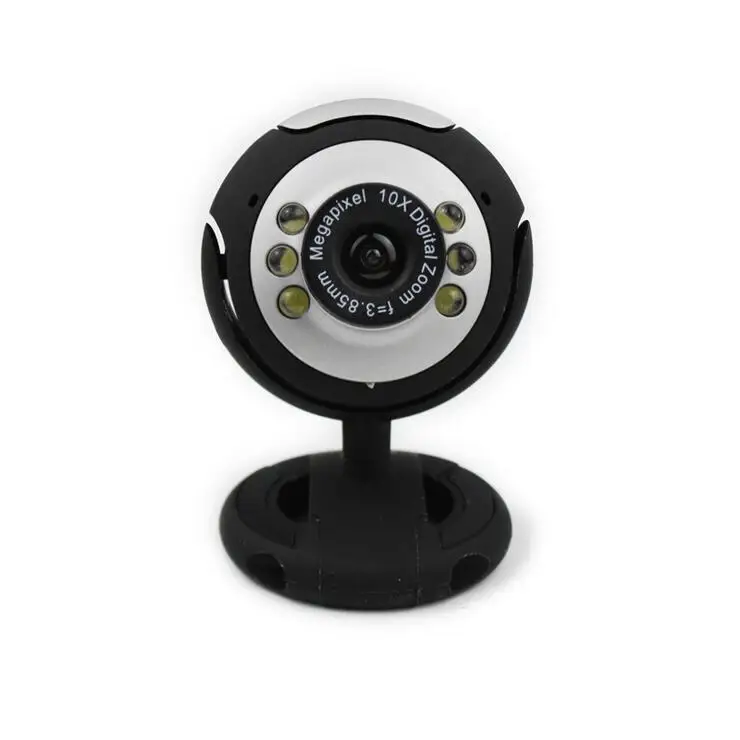 50.0M USB 6 LED Video Camera Webcam With Mic Microphone For PC Laptop Computer 50M Pixels |