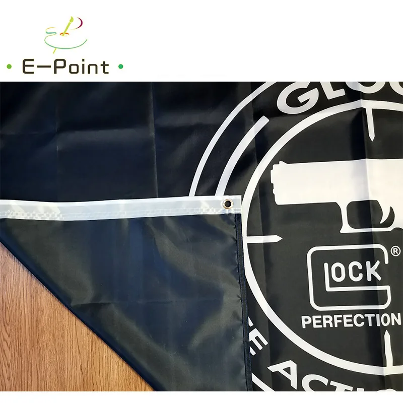 Glock Gun флаг 3 фута * 5 футов (90*150 см) размер рождественские украшения для дома