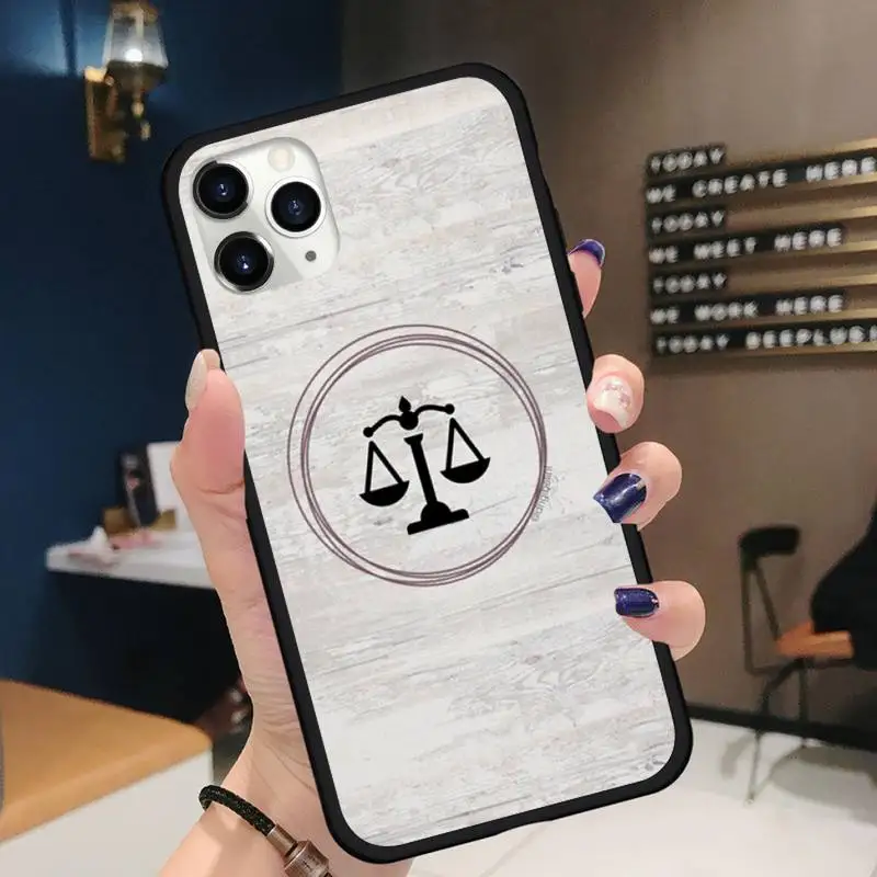 

Law Student Lawyer Judge Phone Cases for iPhone 11 12 pro XS MAX 8 7 6 6S Plus X 5S SE 2020 XR Soft silicone