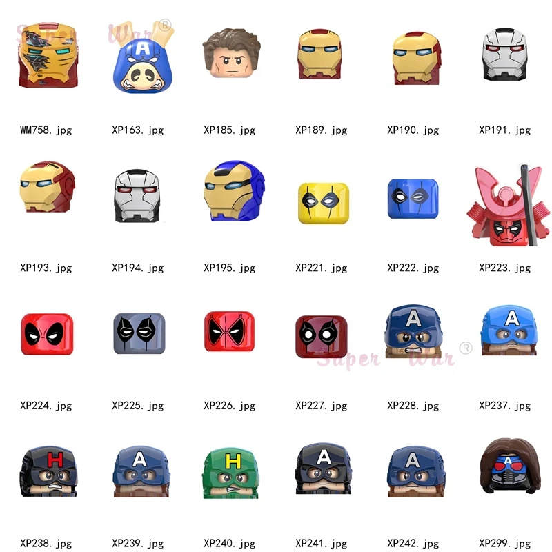 

Single models Head accessories Building Blocks toys for children Series-031