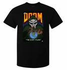 Mf Doom Illest злодей арт Для мужчин s футболка Размеры S - 3Xl в ретро-стиле с круглым вырезом футболка для мужчин, фирменные футболку Для мужчин летний Хлопковая футболка