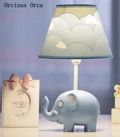 Modern creative cute small elephant desk lamp study bedroom bedside lamp cartoon led eye protection decorative desk lamp