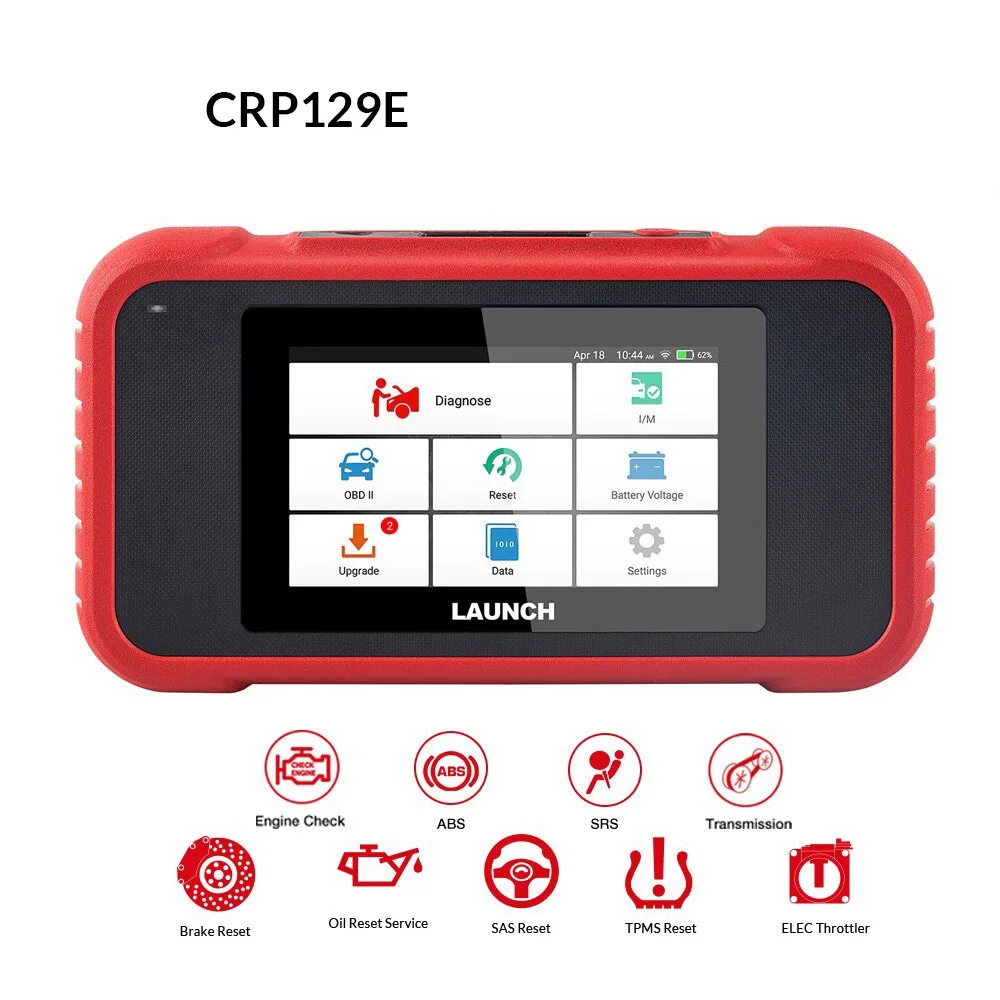 Диагностический инструмент RIOOAK Launch X431 CRP129E CRP123E CRP129 CRP123 Creader VIII OBD2 многоязычный