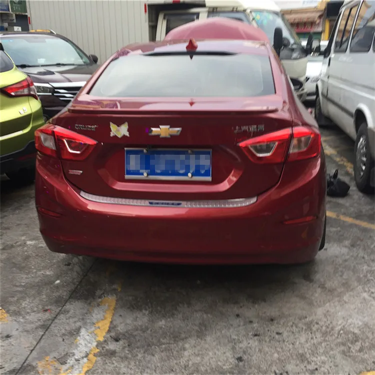 Для 17 спойлер Cruze ABS материал заднее крыло автомобиля праймер цвет задний нажмите