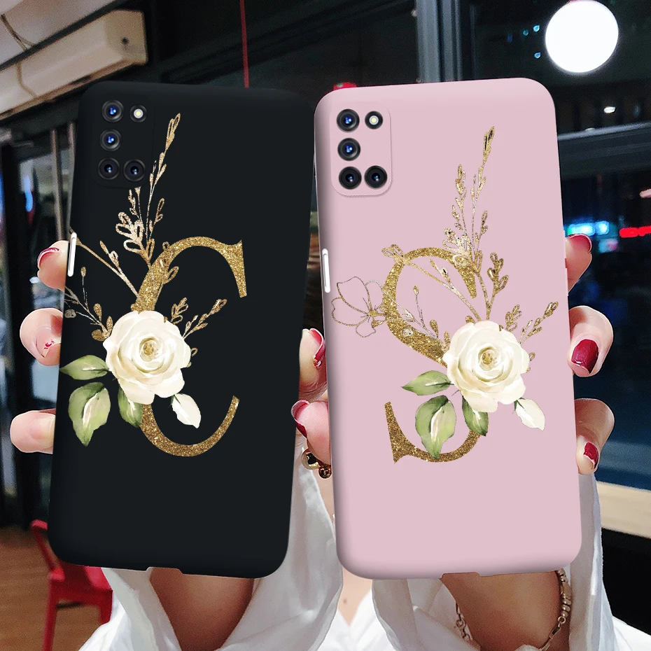 Высококачественный защитный чехол для OPPO A52 A72 A92 силиконовый ТПУ Мягкий буквы