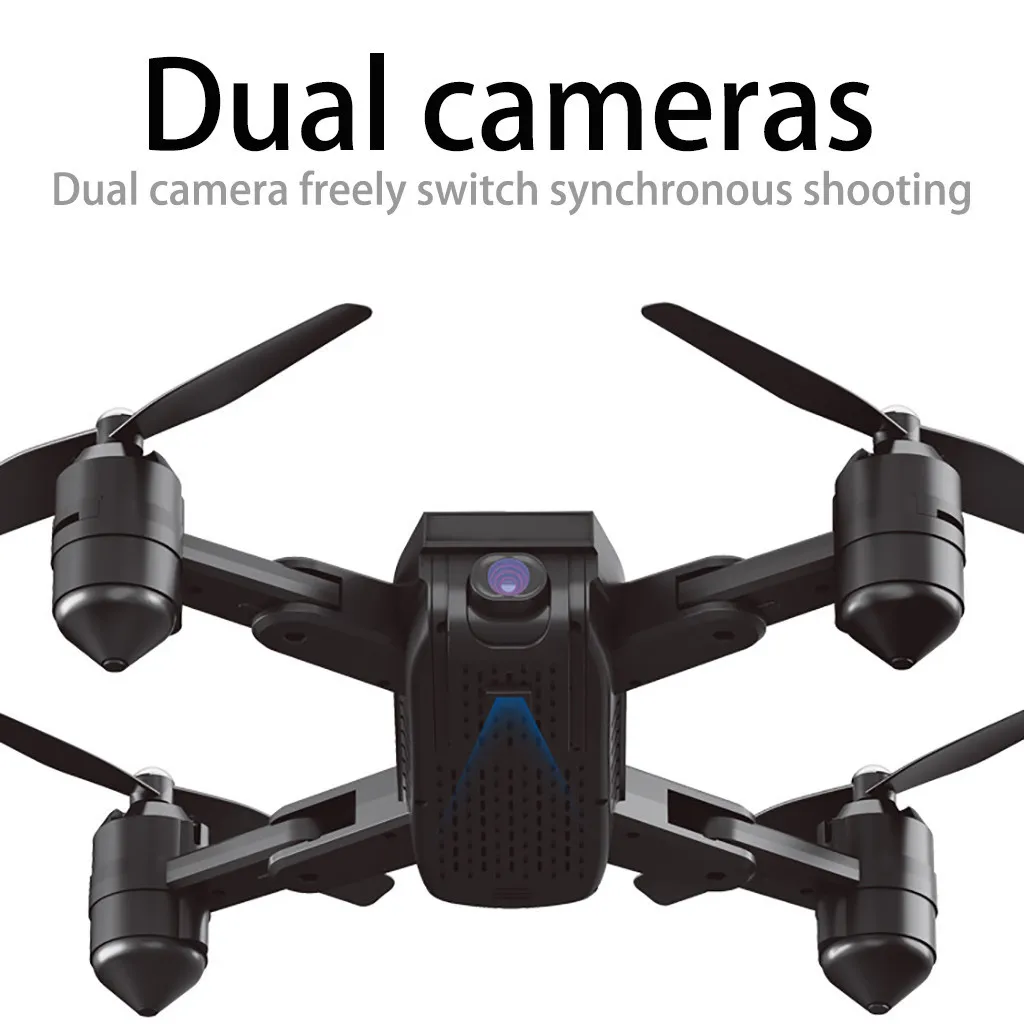 4K HD камера 2 4 Ghz 4CH wifi FPV оптический поток двойная квадрокоптер Дрон Начинающий