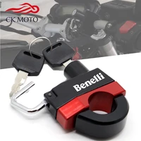 anti theft helmet lock security for benelli trk 502 leoncino 500 bj500 motorcycle accessories