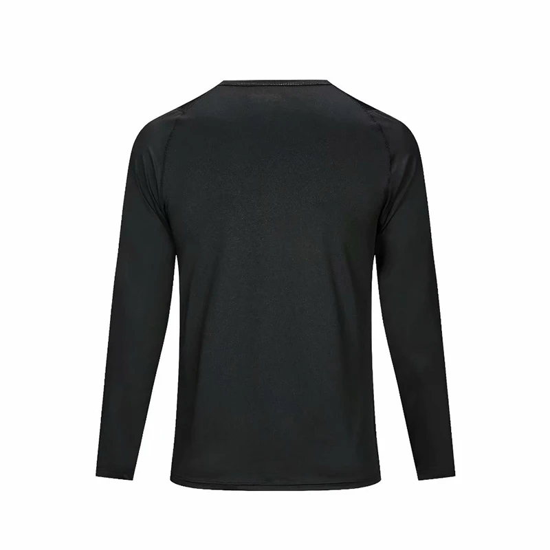 Белая футболка для бега с длинным рукавом взрослых мужская серая Спортивная