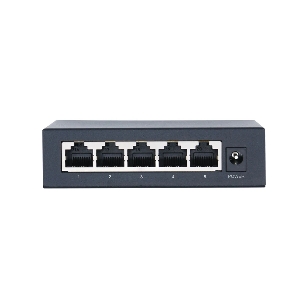 Коммутатор 100 м 4 порта + 1 uplink rj45 POE коммутатор для сети видеонаблюдения