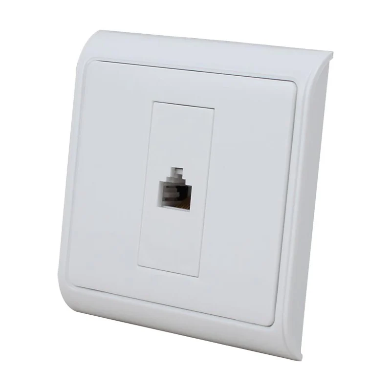 New N86-901 606Y RJ45 Socket Pressure line Panel Computer Network Plug 86X86MM Wall Plate |