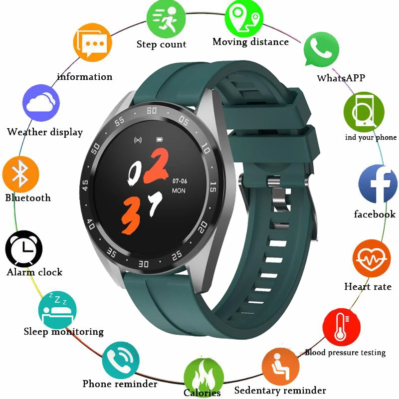 Смарт часы GEJIAN мониторинг здоровья пульсометр шагомер спящий Сидячий