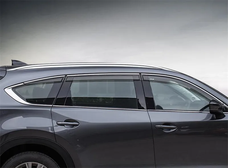 CEYUSOT для mazda CX-8, оконный козырек, 6 шт./партия, боковое стекло, водонепроницаемый декоративный щит, внешние аксессуары, mazda CX8