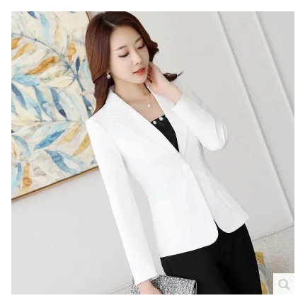 

Fall 2020 small suit jacket female casual long-sleeved slim suit women blazer