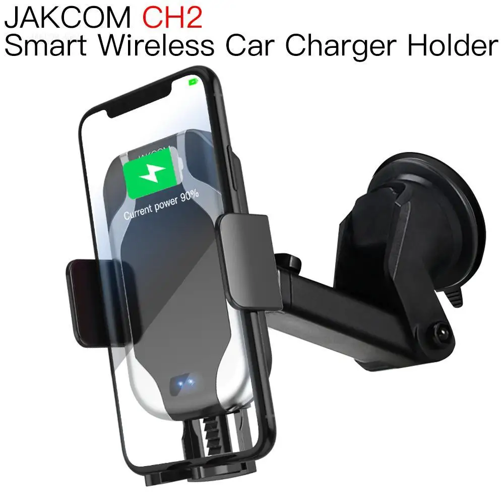 

JAKCOM CH2 Smart Wireless Car Charger Mount Holder Super value than battery 18650 qi phone sanitizers adaptador carga