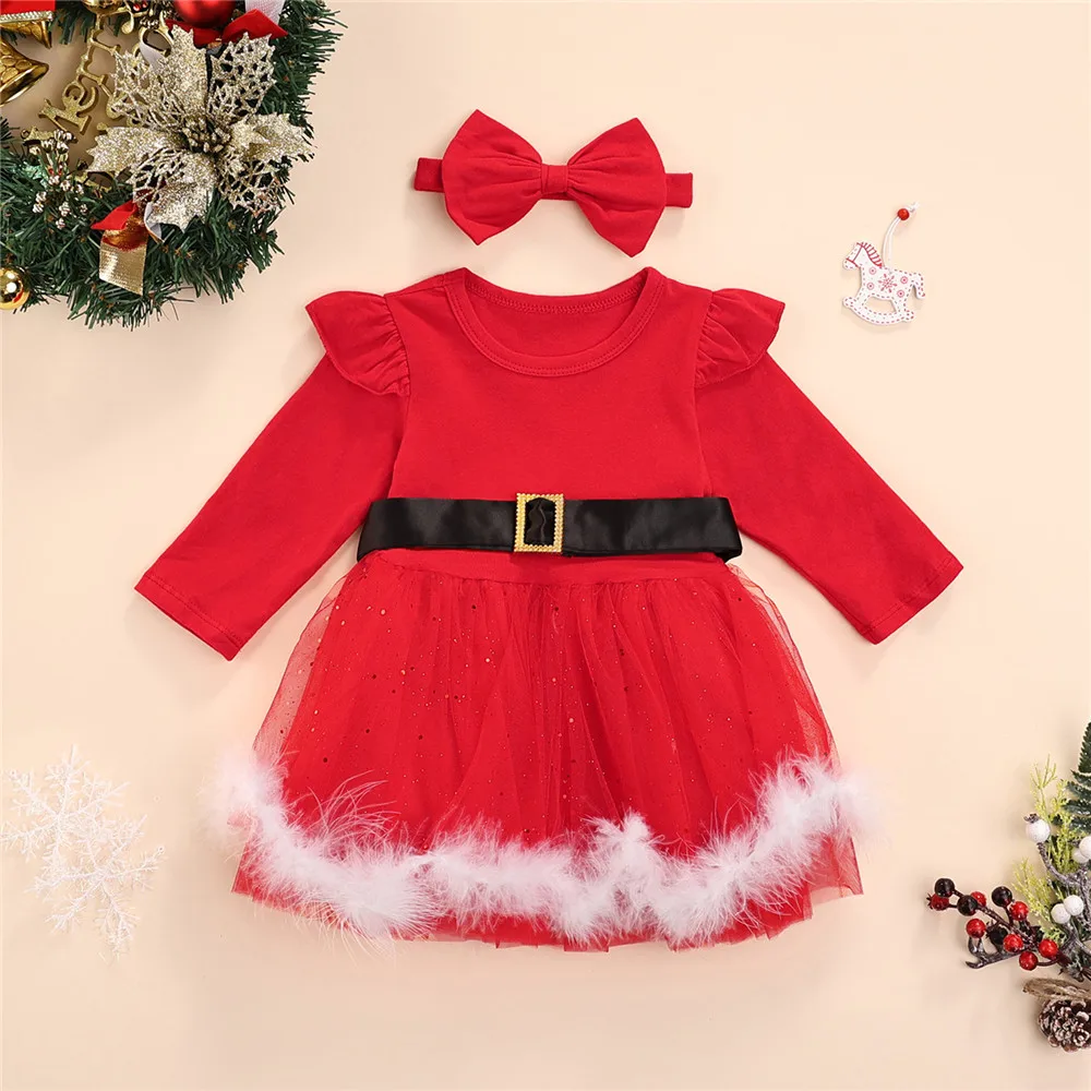 

Детское фатиновое платье-пачка с длинным рукавом, с оборками