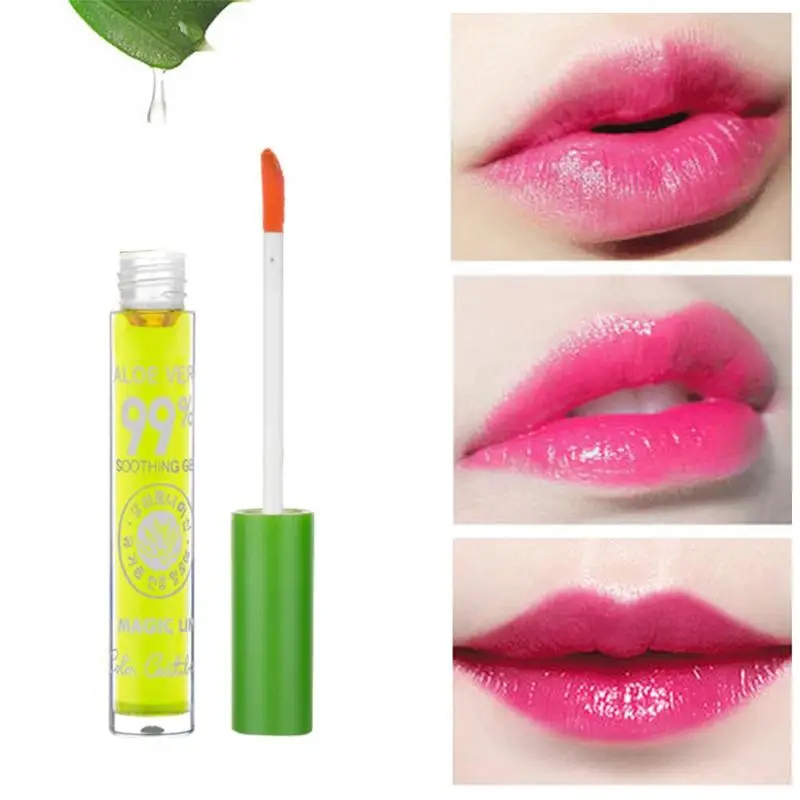 Алоэ Вера масляная Помада для губ блеск оттенок грунтовка увлажняющий Макияж