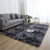 tie yed plush carpet living bedroom rug fluffy soft mat gradient color home decor sofa coffee table foot pad childrens room rug