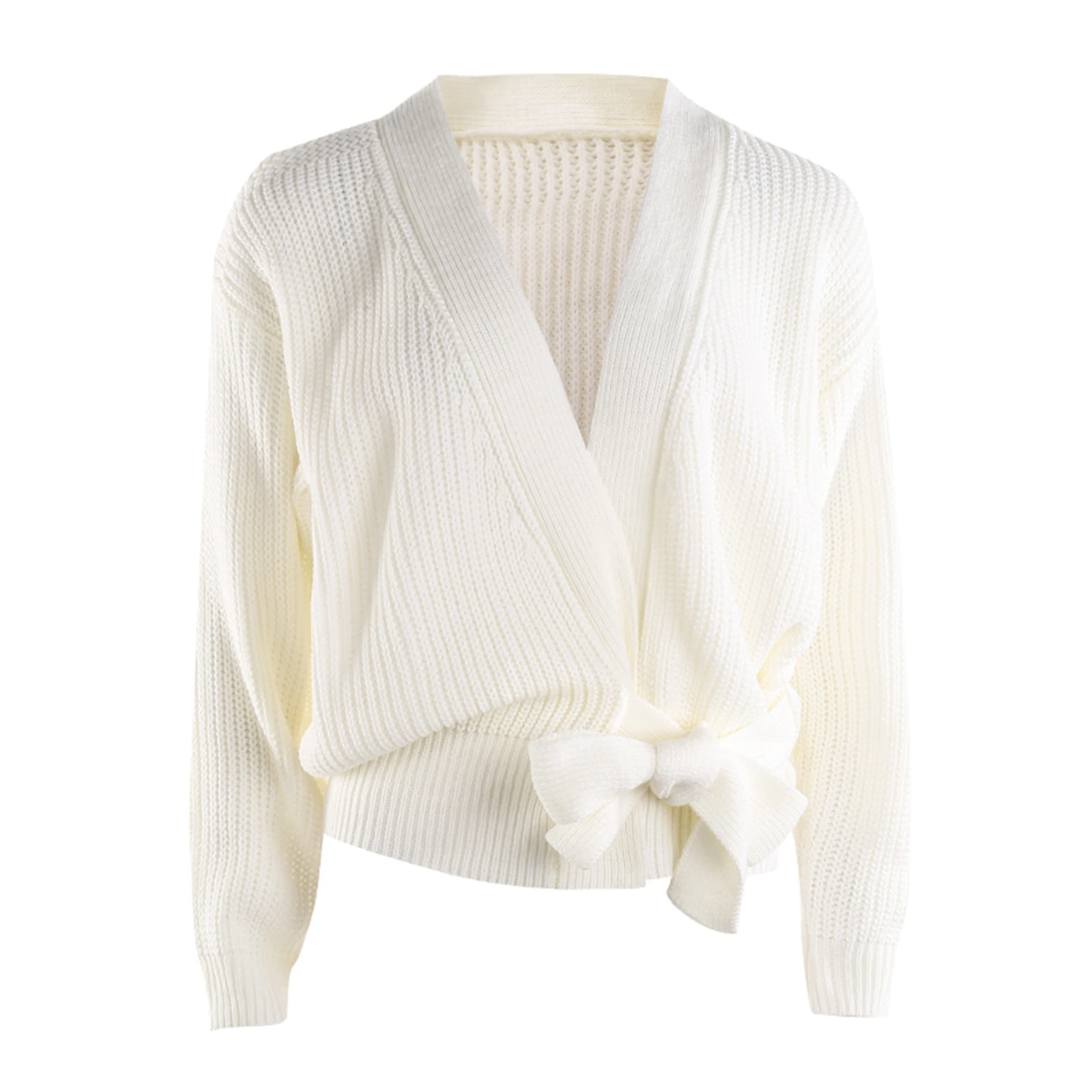 Woman Sweaters Cardigan Autumn Winter Long Sleeve Loose Knitwear Lace Up Warm Tunic Casual Sweaters Streetwear Casual Clothes