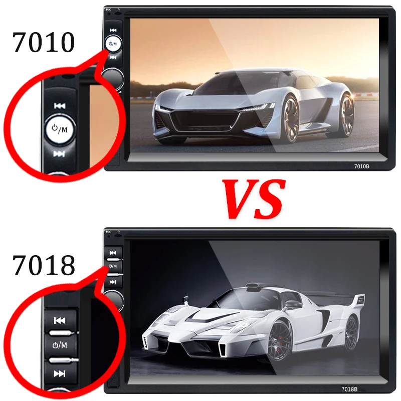 Автомобильный радиоприемник Hippcron стерео-система с поддержкой Bluetooth 7