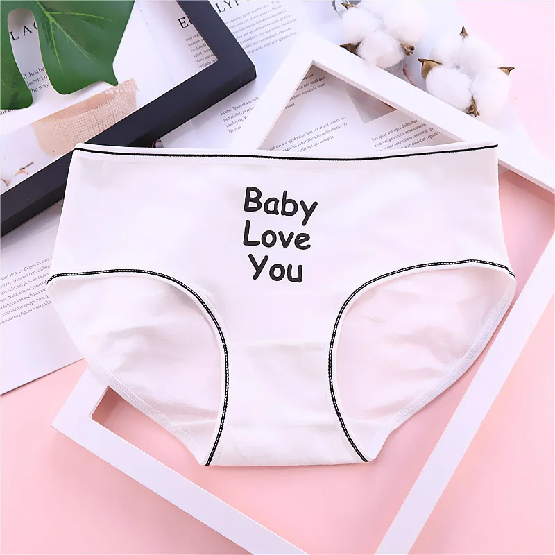 5 шт./лот для женщин размера плюс хлопок бесшовные с принтом милые сексуальные