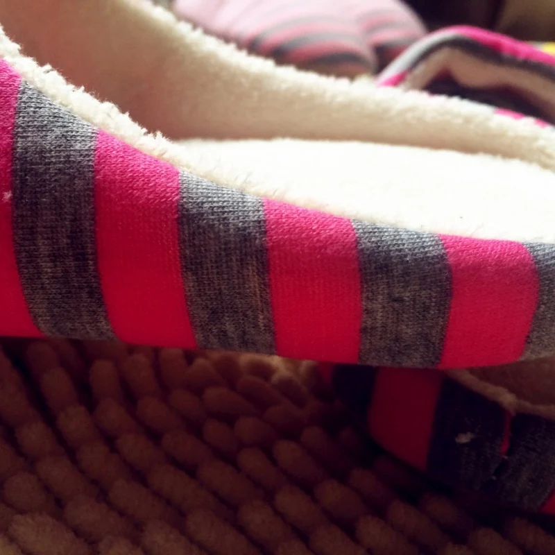 

Slippers Women Indoor Striped Slippers House Shoes Non-Slip Warm Autumn Winter Cotton Floor Slippers
