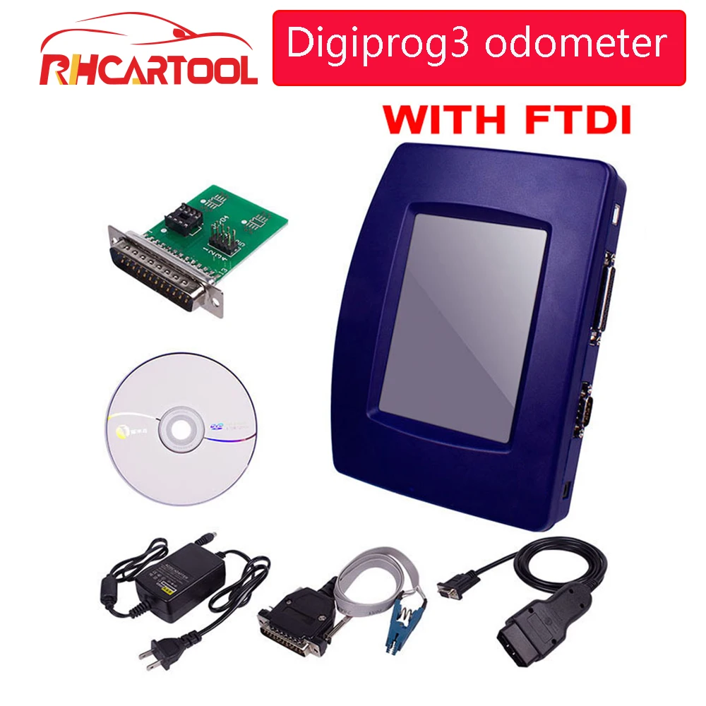 Основной блок Digiprog III V4.94 Digiprog 3 с чип FTDI OBD2 ST01 ST04 кабель коррекция одометра диагностический инструмент