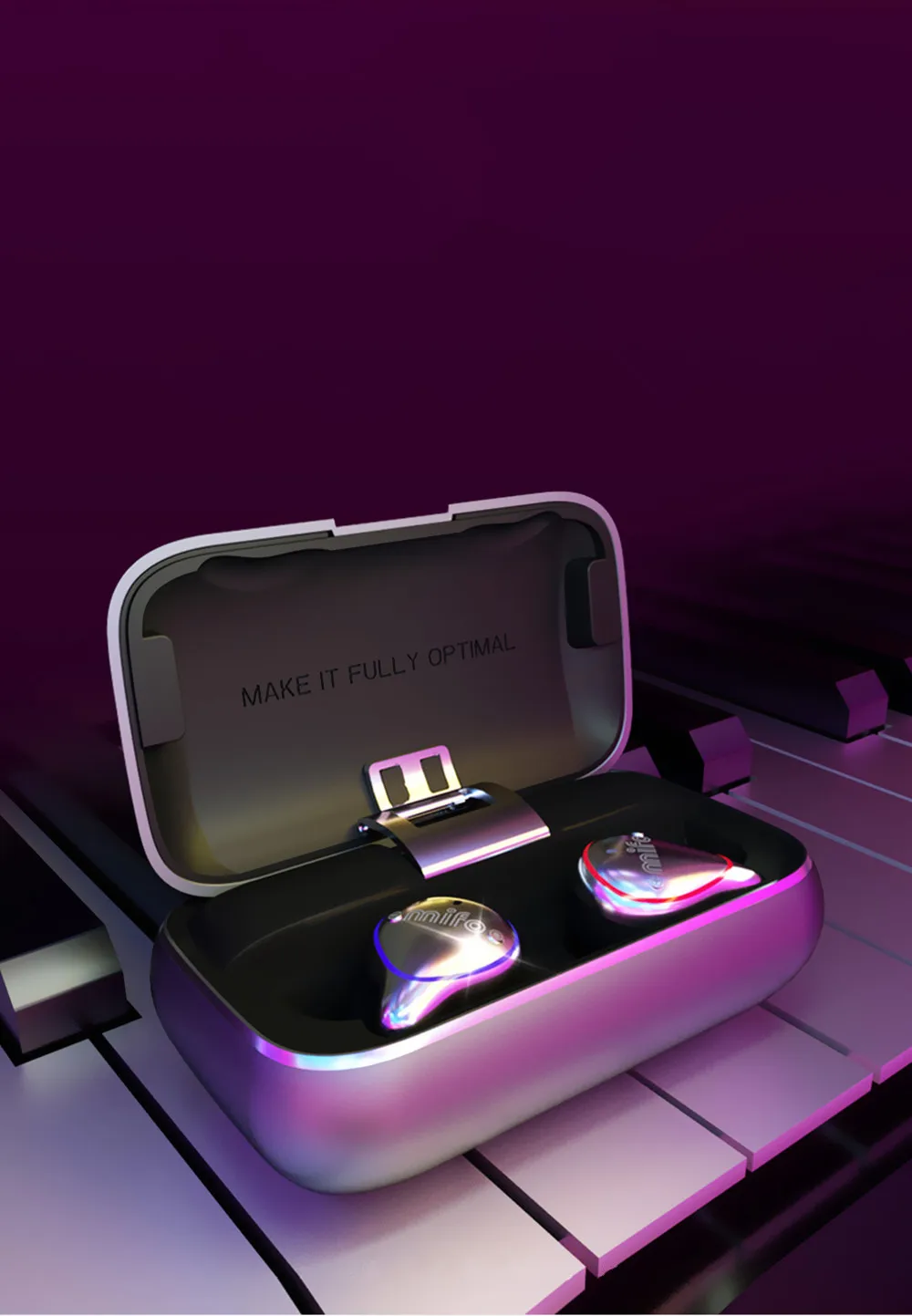 للبيع سماعة رأس لاسلكية TWS ، بلوتوث ، IPX7 مقاوم للماء ، سماعة رأس صغيرة غير مرئية ، ستيريو ، مع ميكروفون ، بدون استخدام اليدين ، للمكالمات