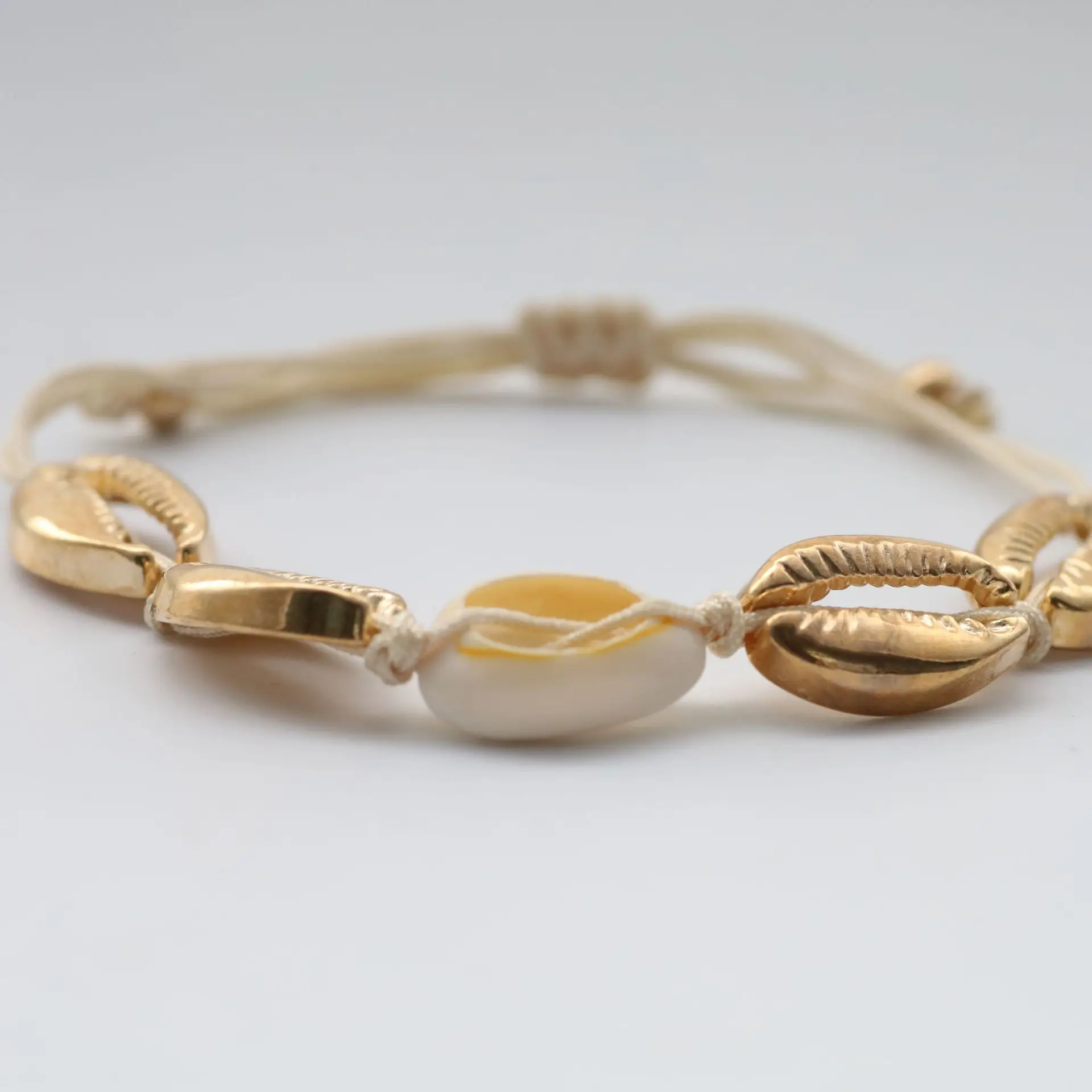 Богемные Puka Sea Shell Conch женские браслеты для щиколотки браслет на лодыжке ножная