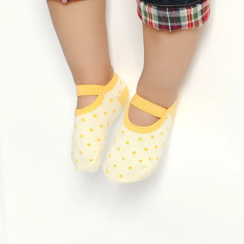 Calcetines antideslizantes de algod&oacute;n para beb&eacute;s, medias para ni&ntilde;os de 0 a 3 a&ntilde;os, 2 pares-3